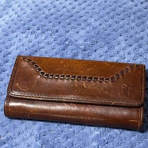 Frye Melissa Whipstitch Wallet - Cognac